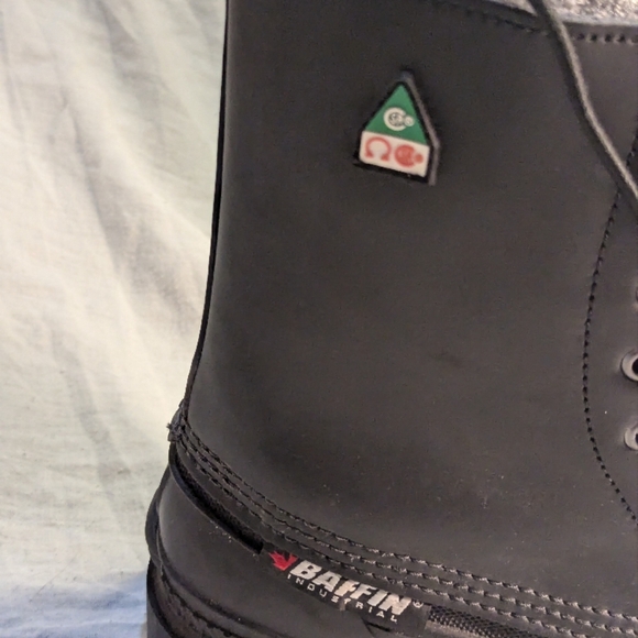 Baffin Black Men's Boots steel toe - Picture 9 of 15